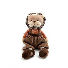 BABY MAEL lev tmavě hnědé kalhoty (20 cm)