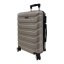 Bavy Cestovní kufr skořepinový 20" Ribs Gold beige