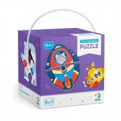 TM Toys Dodo Puzzle 2-3-4 dílků Transport