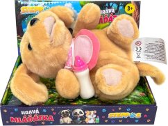 STEPPOS Interaktivní štěňátko s lahvičkou