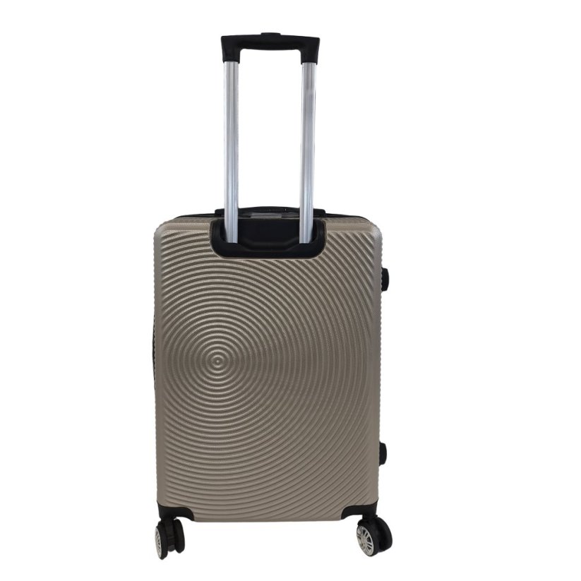 Bavy Cestovní kufr skořepinový 24" Circle Gold beige