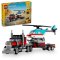 Lego Creator 31146 Náklaďák s plochou korbou a helikoptéra