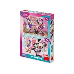 Puzzle Minnie a Figaro 24+48 dílků