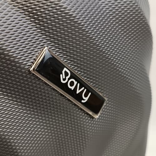 Bavy Cestovní kufr skořepinový Waves Dark grey - set 3 ks