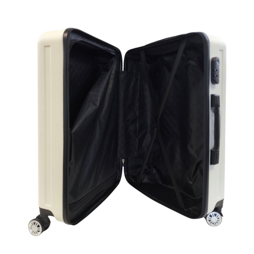 Bavy Cestovní kufr skořepinový 24" Stripes White