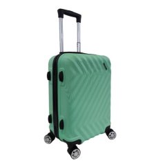 Bavy Cestovní kufr skořepinový 20" Waves Light green