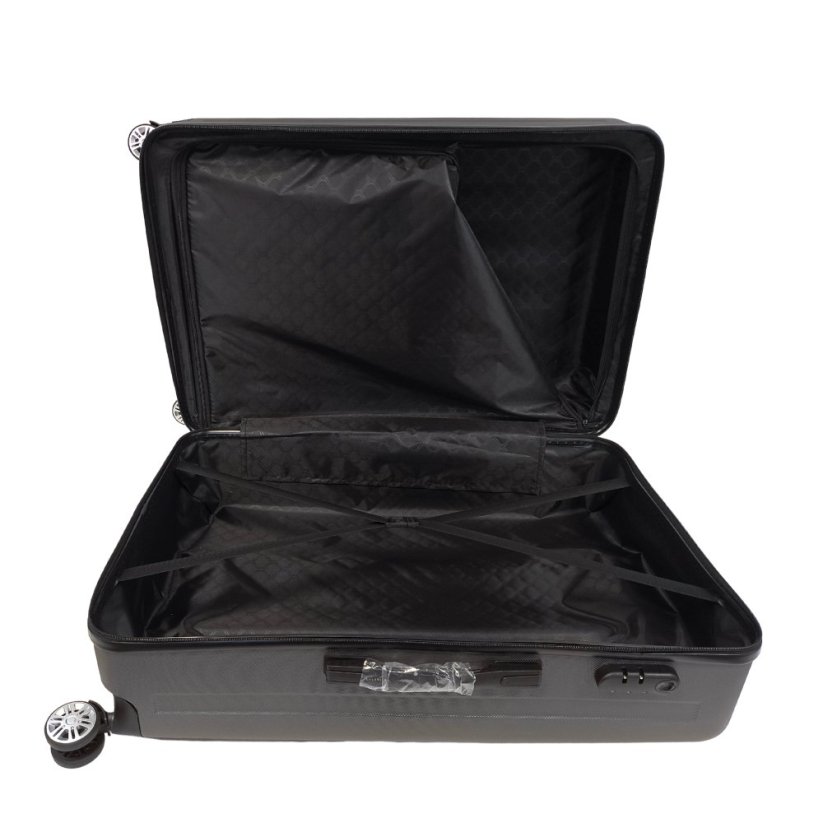 Bavy Cestovní kufr skořepinový Dark grey - set 3 ks