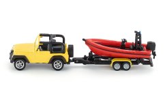 SIKU Blister 1658 - Jeep se člunem