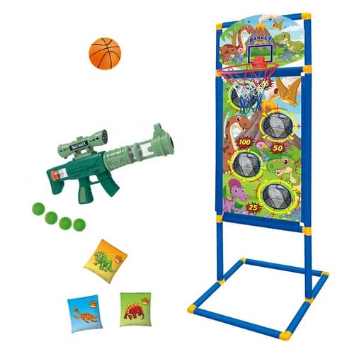 Terč a pistole na pěnové míčky