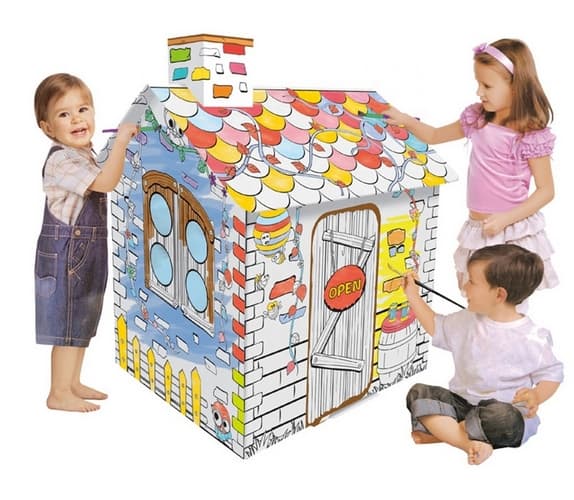 Kreativní papírový domeček