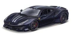 Bburago - RACE+PLAY, Ferrari 488 Pista, tmavě modrá, 1:24