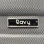 Bavy Cestovní kufr skořepinový 20"  Ribs Dark grey