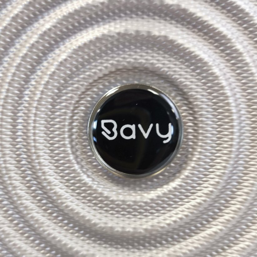 Bavy Cestovní kufr skořepinový 24" Circle Gold beige