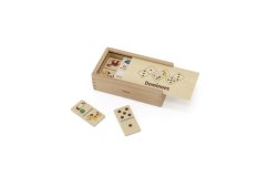 Dřevěné domino zvířátka