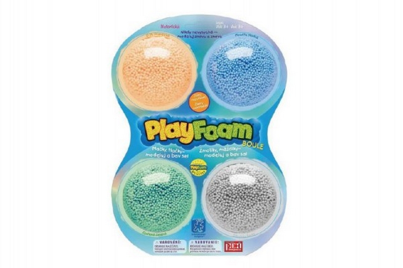 PlayFoam Modelína/Plastelína kuličková 4 barvy