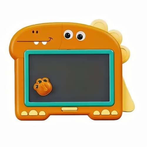 Bavytoy Kreslící a magnetická tabulka 2v1 oranžová