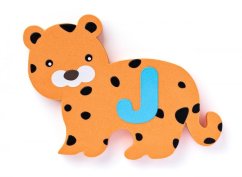 Pěnové Puzzle Vodolepka zvířátka, 26 ks