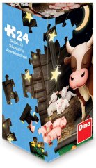 ZVÍŘÁTKA NA FARMĚ 24 triangl Puzzle