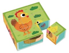 2Kids Toys Dřevěné kostky Farma