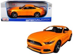 Maisto - 2015 Ford Mustang GT, metal oranžová, 1:18