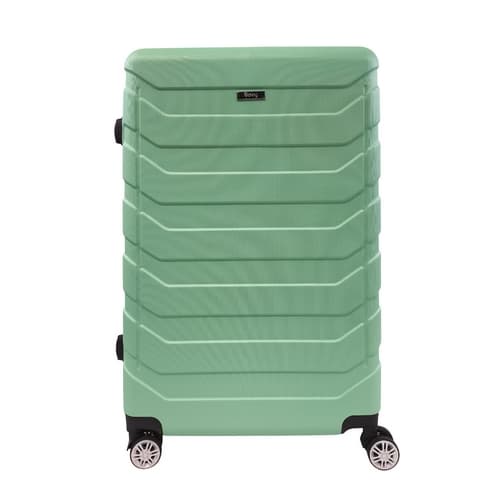 Bavy Cestovní kufr skořepinový 28"  Ribs Light green