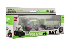 Kombajn/řezačka s vlekem plast 22cm