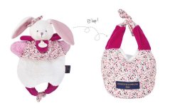 Doudou Králíček v tašce 3v1