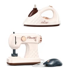 Dětský šicí stroj a žehlička