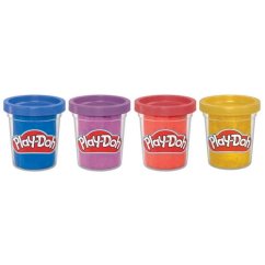 HASBRO - Play-Doh 4ks kelímků metalické barvy