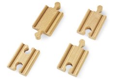Brio 33333 Mini koleje rovné, spojky, 54mm, 4 ks
