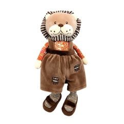 BABY MAEL lev tmavě hnědé kalhoty (20 cm)