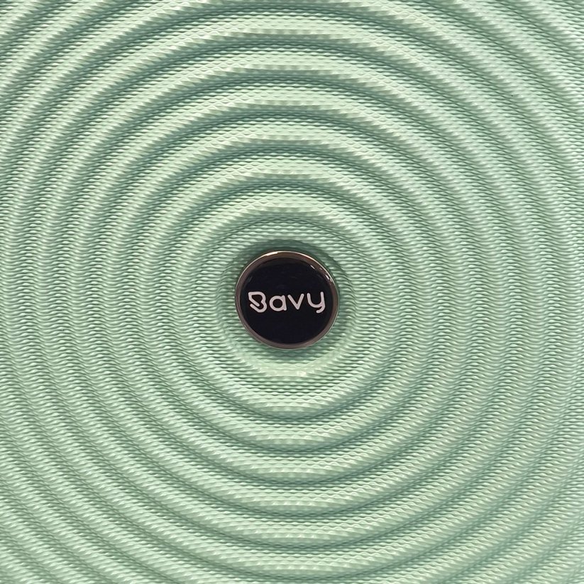 Bavy Cestovní kufr skořepinový Light green - set 3 ks