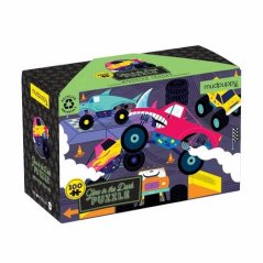 Mudpuppy Puzzle Monster Trucks - svítí ve tmě 100 dílků