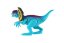Dinosaurus Dilophosaurus plast 18cm na baterie se zvukem se světlem