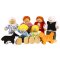 Bigjigs Toys Set rodinky do domečku 8ks