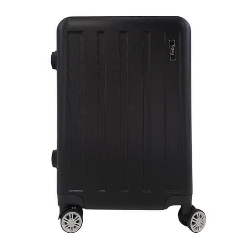 Bavy Cestovní kufr skořepinový 20" Stripes Black