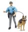 Bruder 62150 BWORLD Policista se psem