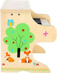 Small Foot Dřevěný klavír přírodní s liškou