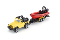 SIKU Blister 1658 - Jeep se člunem
