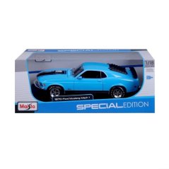 Maisto - 1970 Ford Mustang Mach 1, modrá, 1:18