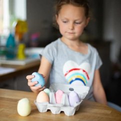 Bigjigs Toys Sada barevných kříd ve tvaru vejce 6 ks