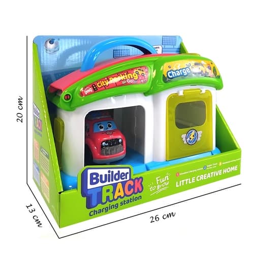 Bavytoy Garáž s dráhou a 1 autíčkem