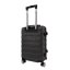 Bavy Cestovní kufr skořepinový 20"  Ribs Dark grey