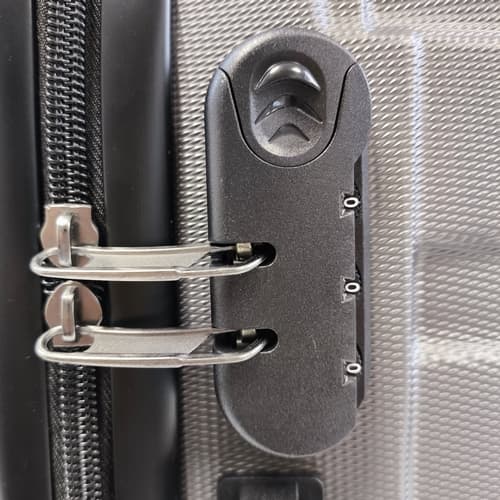 Bavy Cestovní kufr skořepinový 20"  Ribs Dark grey