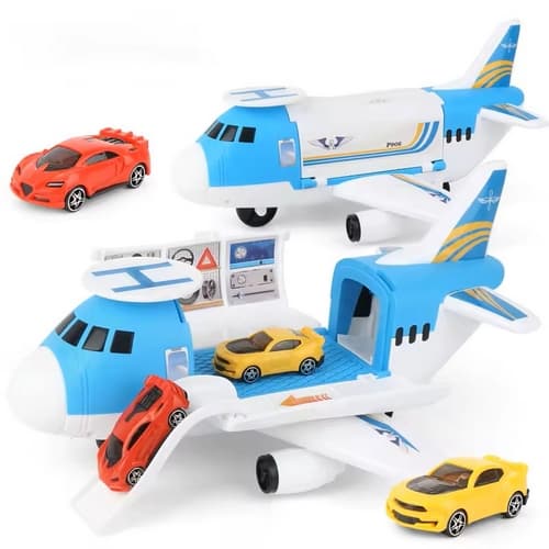 Bavytoy Letadlo s heliportem modré
