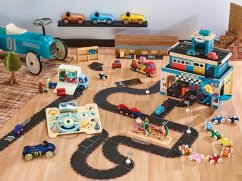 Vilac Vintage kovové odrážedlo světle modré