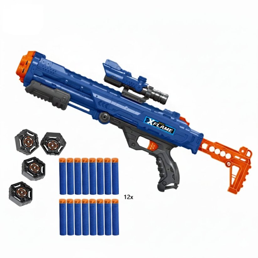 Pistole s pěnovými náboji X FLAME HUNTER