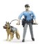 Bruder 62150 BWORLD Policista se psem