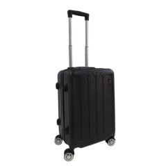 Bavy Cestovní kufr skořepinový 20" Stripes Black
