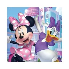 Puzzle Minnie a Daisy 3x55 dílků